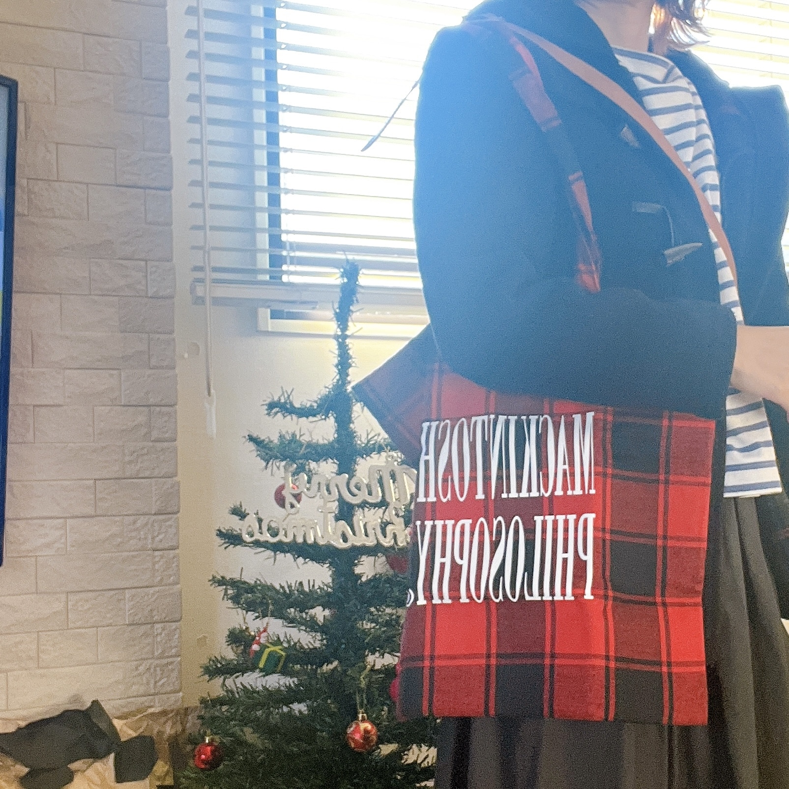 「マッキントッシュ フィロソフィー 大人のチェック柄BIGトート」