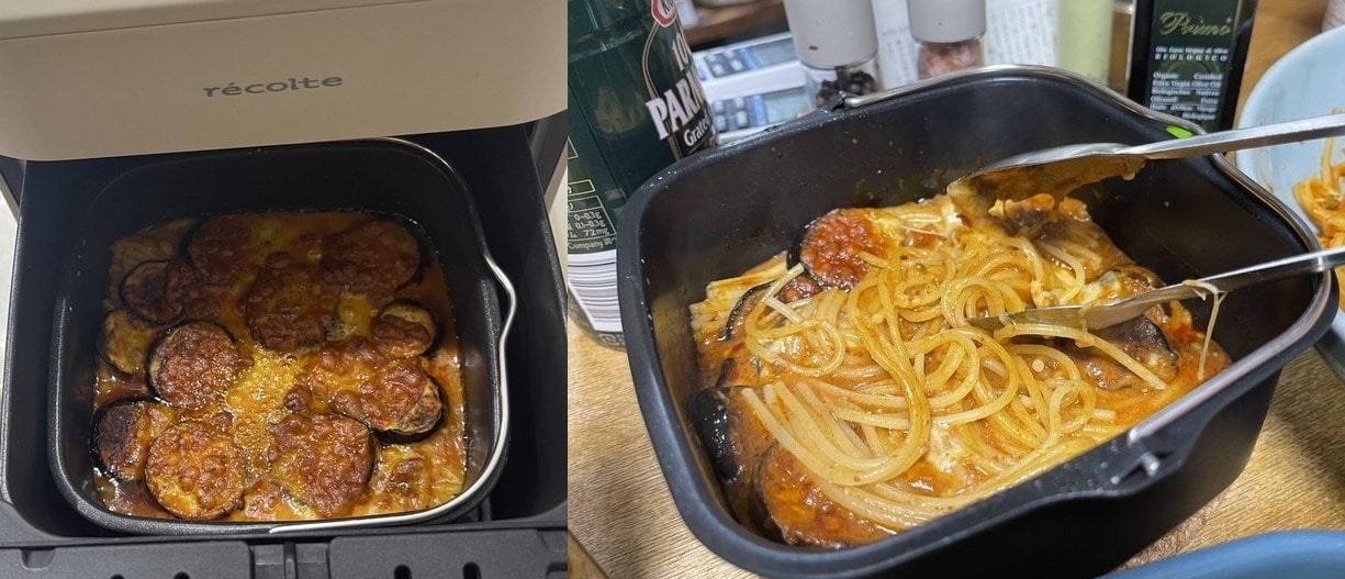【レコルト】ハイスチームエアーオーブンで作ったパスタグラタン