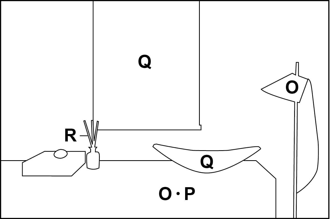 吉方位　東北の図