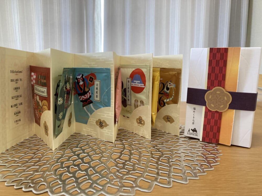 白桃煎茶　福めくり七茶　ルピシア