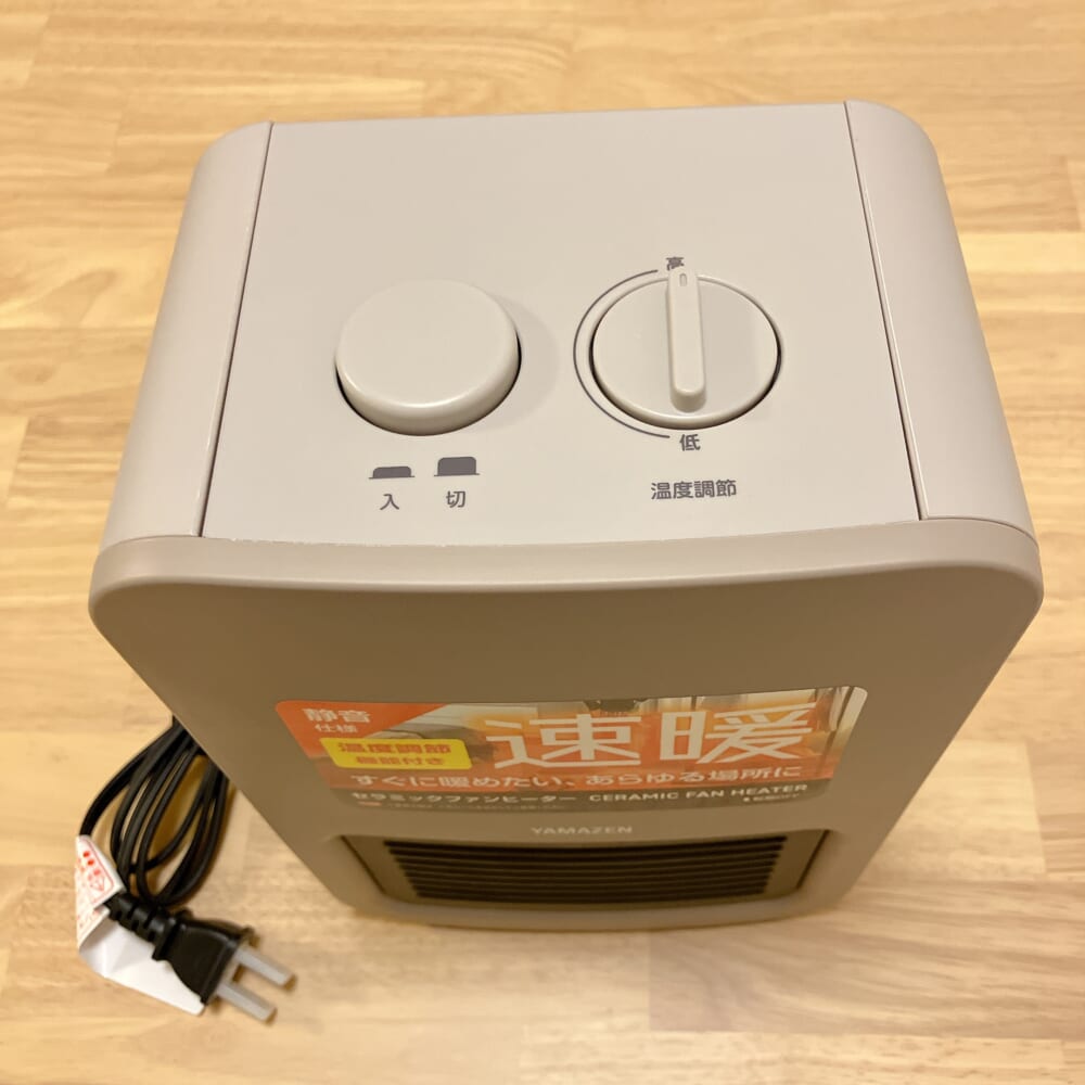 山善　ファンヒーター４