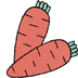 にんじんのイラスト