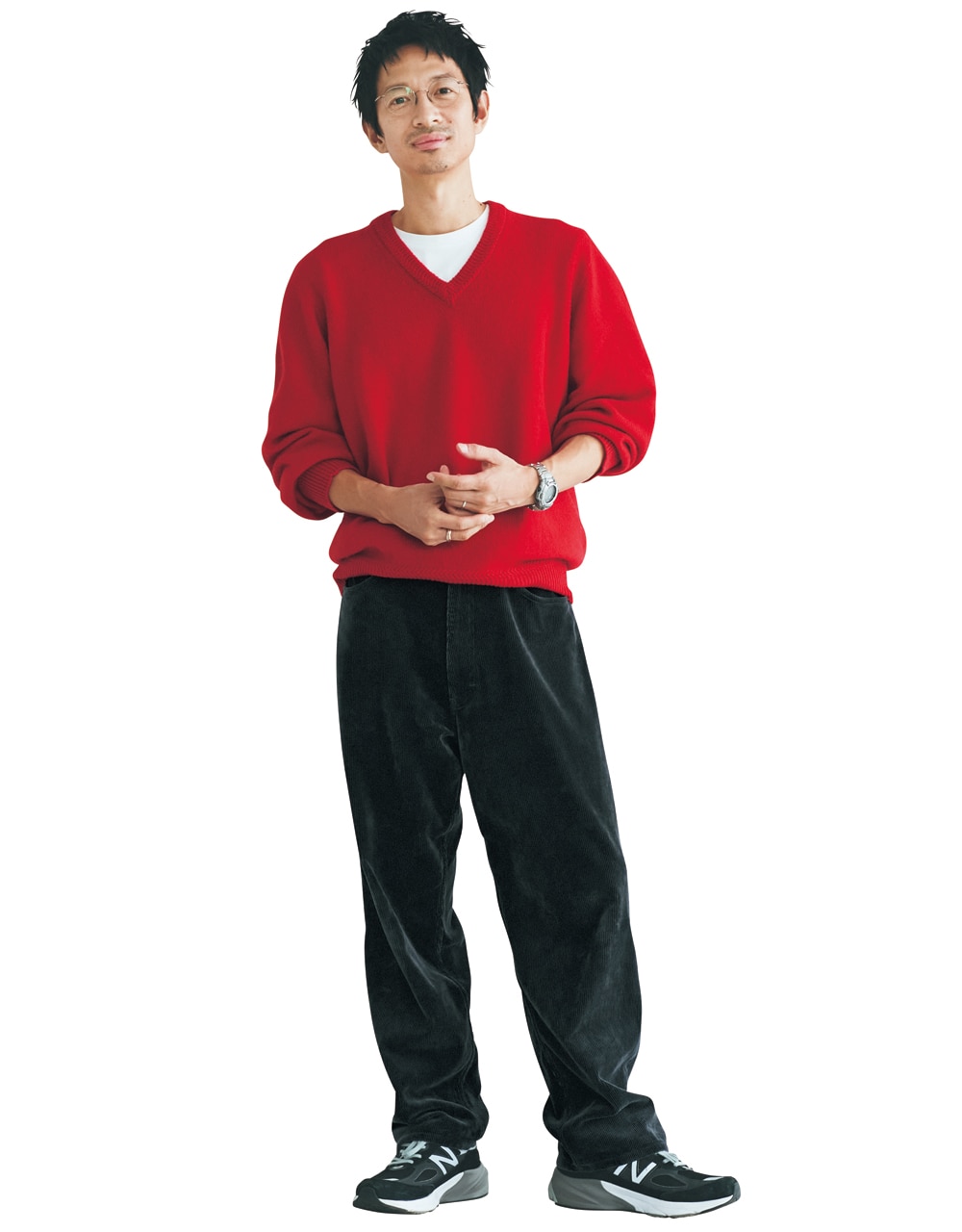 安井達郎さん私服シェアコーデ