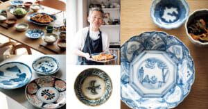 麻生要一郎さんの食卓がこなれる「絵付け皿」のすすめ