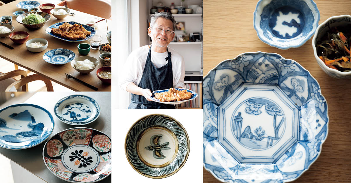 麻生要一郎さんの食卓がこなれる「絵付け皿」のすすめ