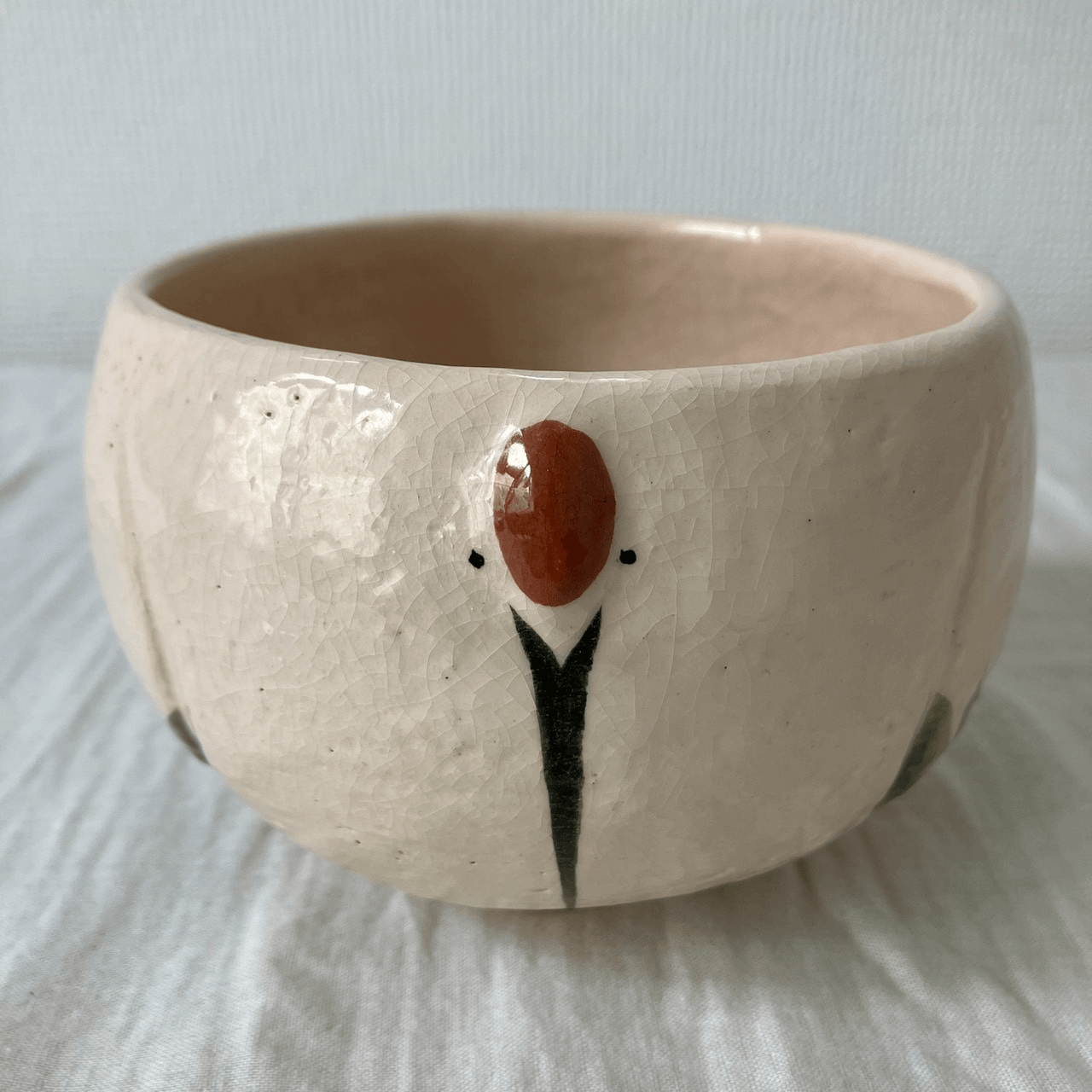 京都「京清水焼朝日堂」で購入した鶴の茶器