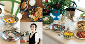 古谷有美さんの食卓がこなれる「絵付け皿」のすすめ