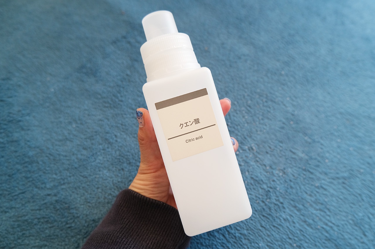 ナチュラルクリーニング クエン酸(水垢除去)(499円)使用シーン 無印良品