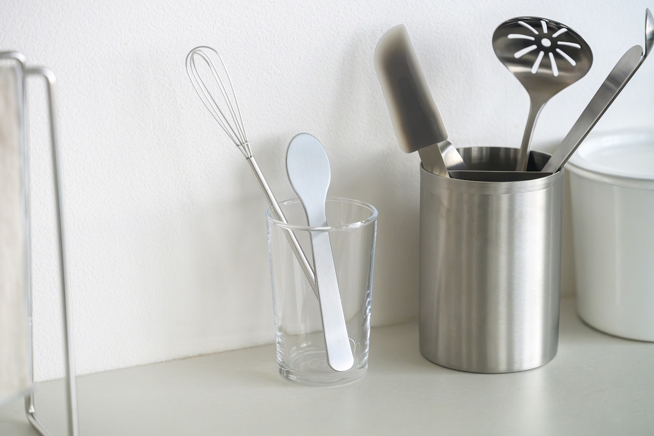 家事問屋　調理器具ブランドロゴ入り平スプーン