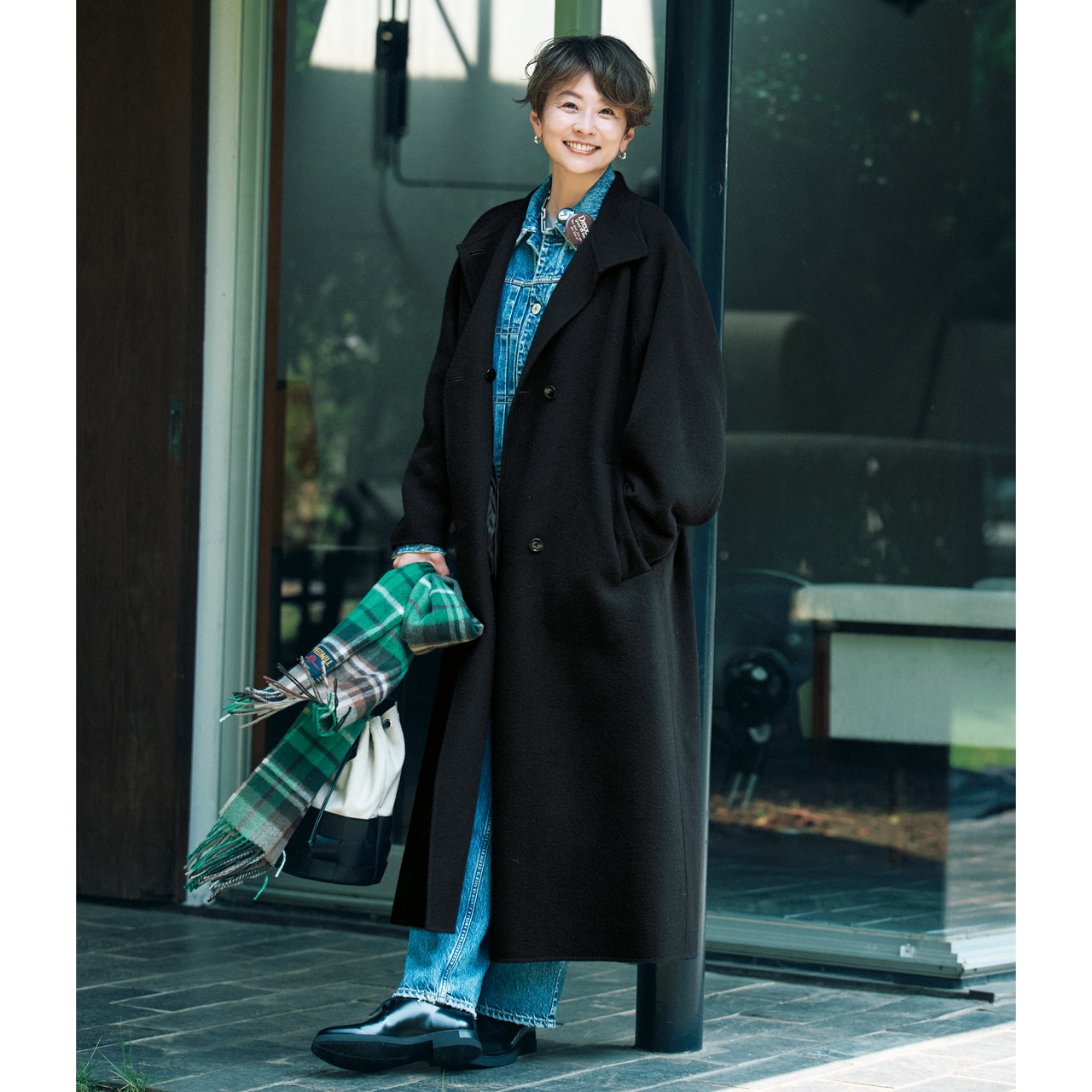 明日何着る1215 モデル/五明祐子