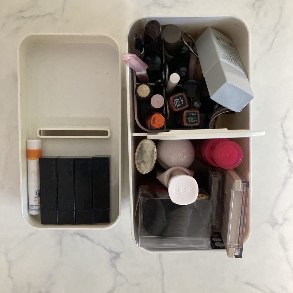 コスメ ダウンサイジング メイクボックス