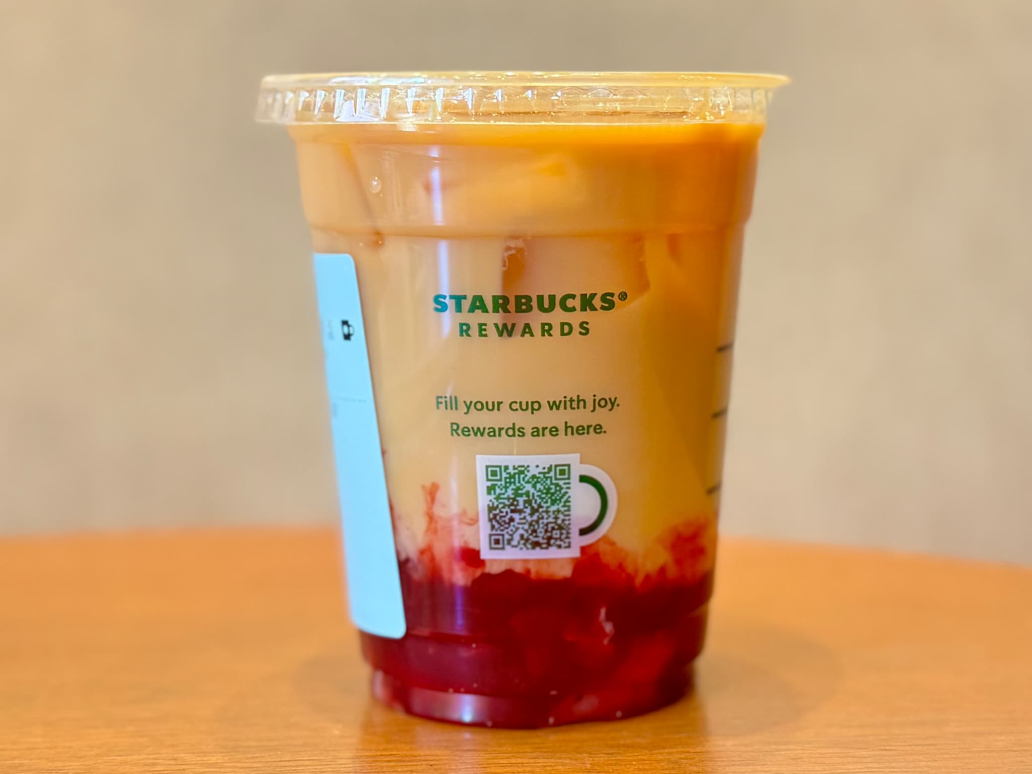スタバ新作「ジョイフルメドレー 苺 ミルク ティー」後