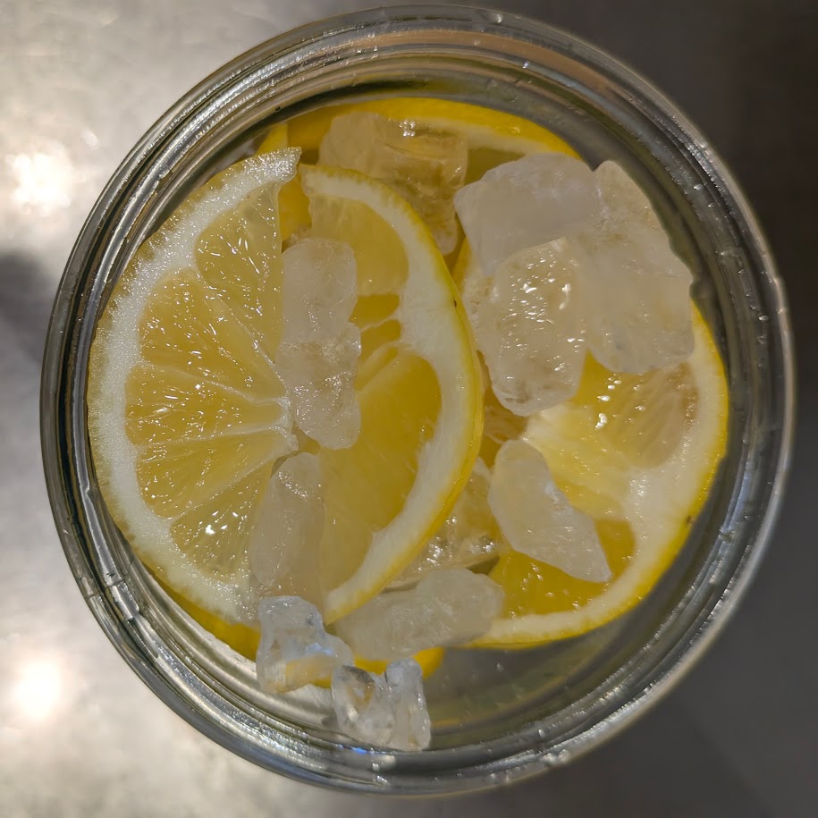 レモンを詰める レモンシロップ LEE100コポ