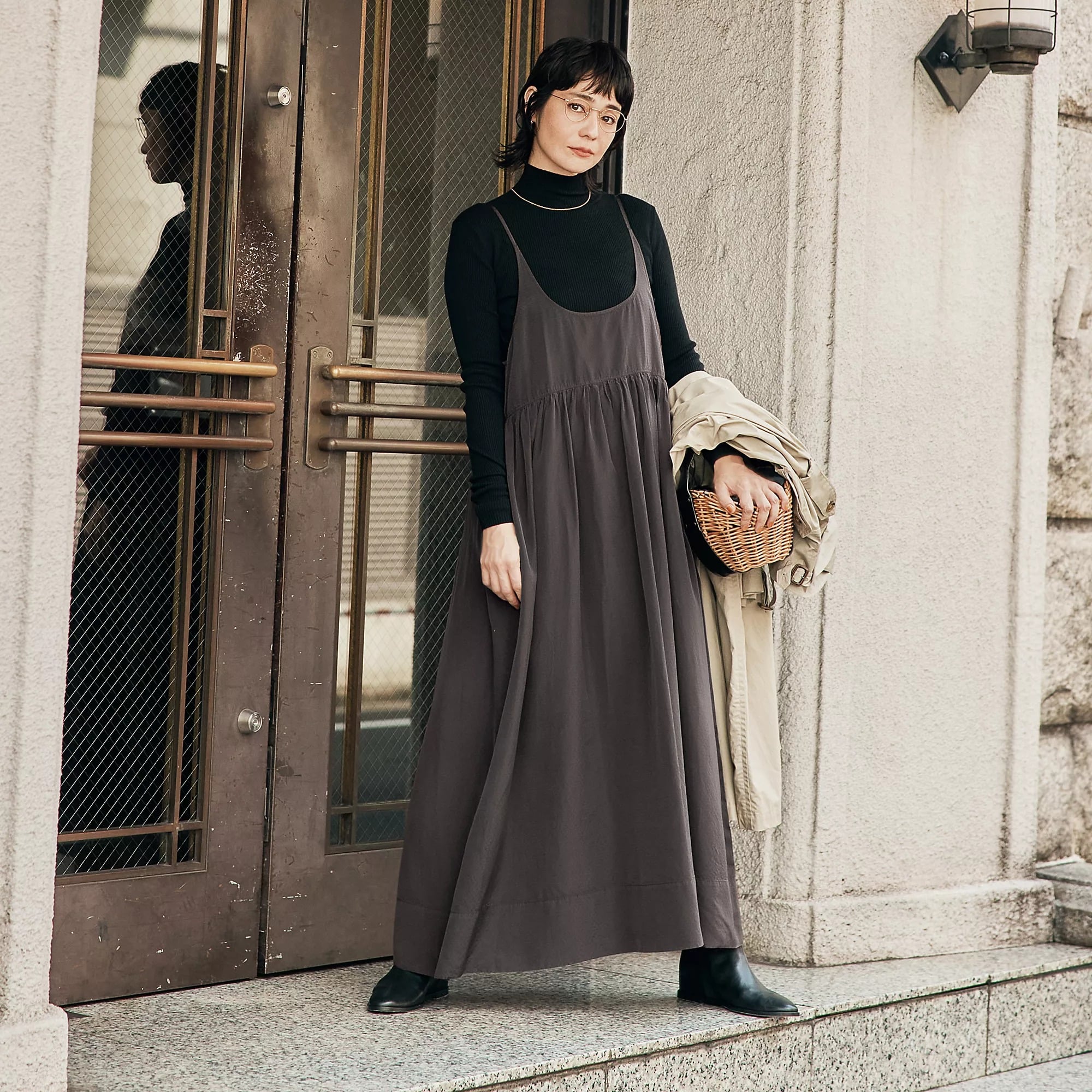 12closet
【石上美津江さんコラボ】【洗える】キュプラジャカードワンピース
￥22,000