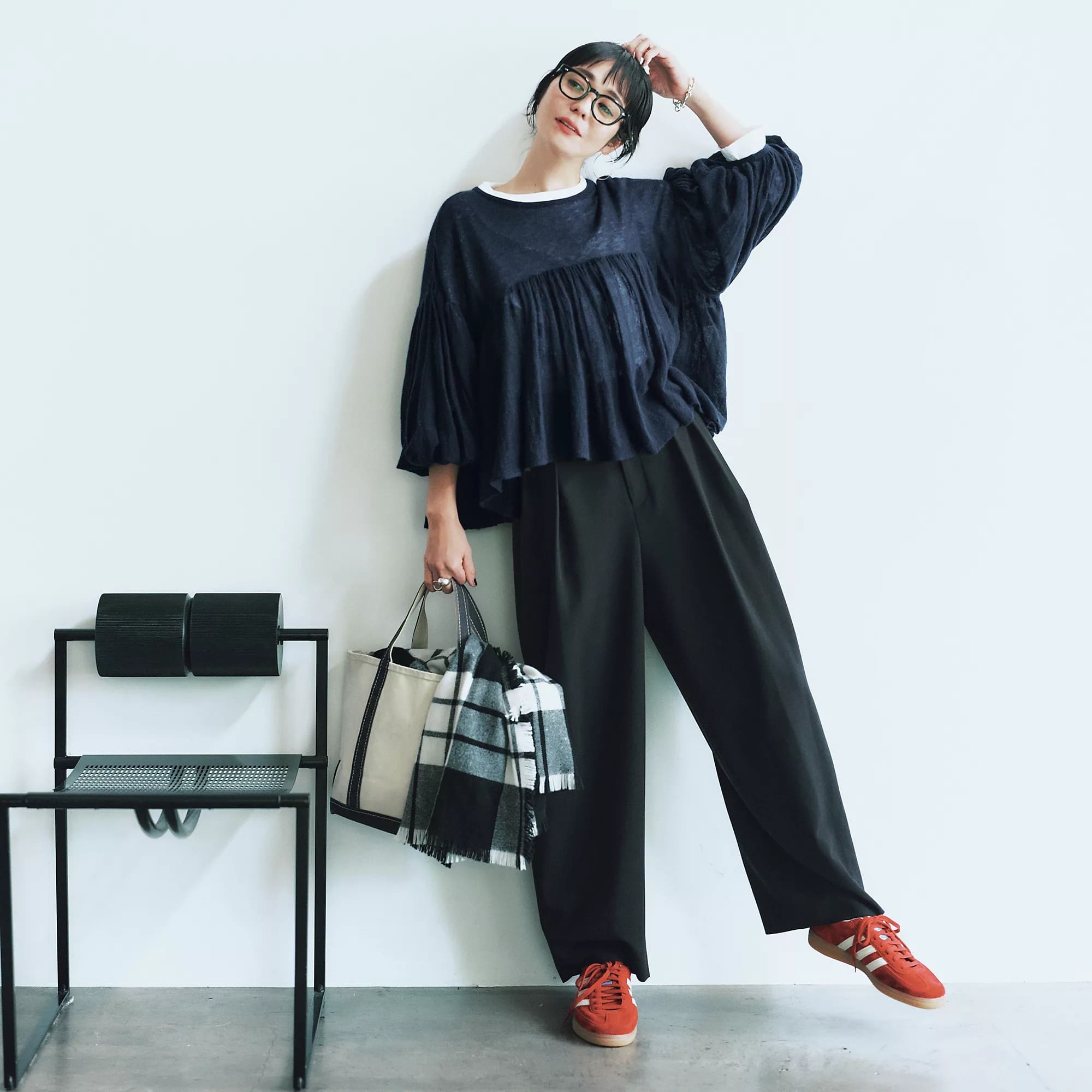 Curensology
【五明祐子さんコラボ】【洗える】ダブルクロスツータックパンツ
￥26,400