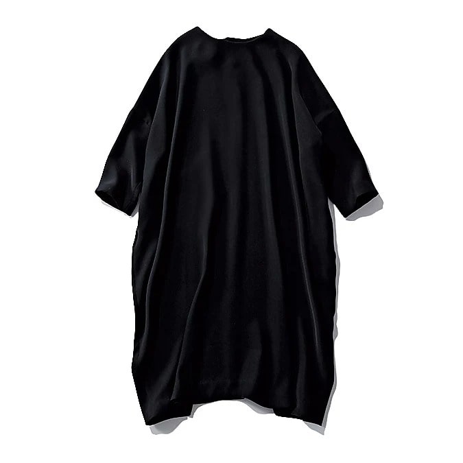 12closet
【DEAR DAYS】【洗える】コクーンシルエットブラックドレス
￥22,000