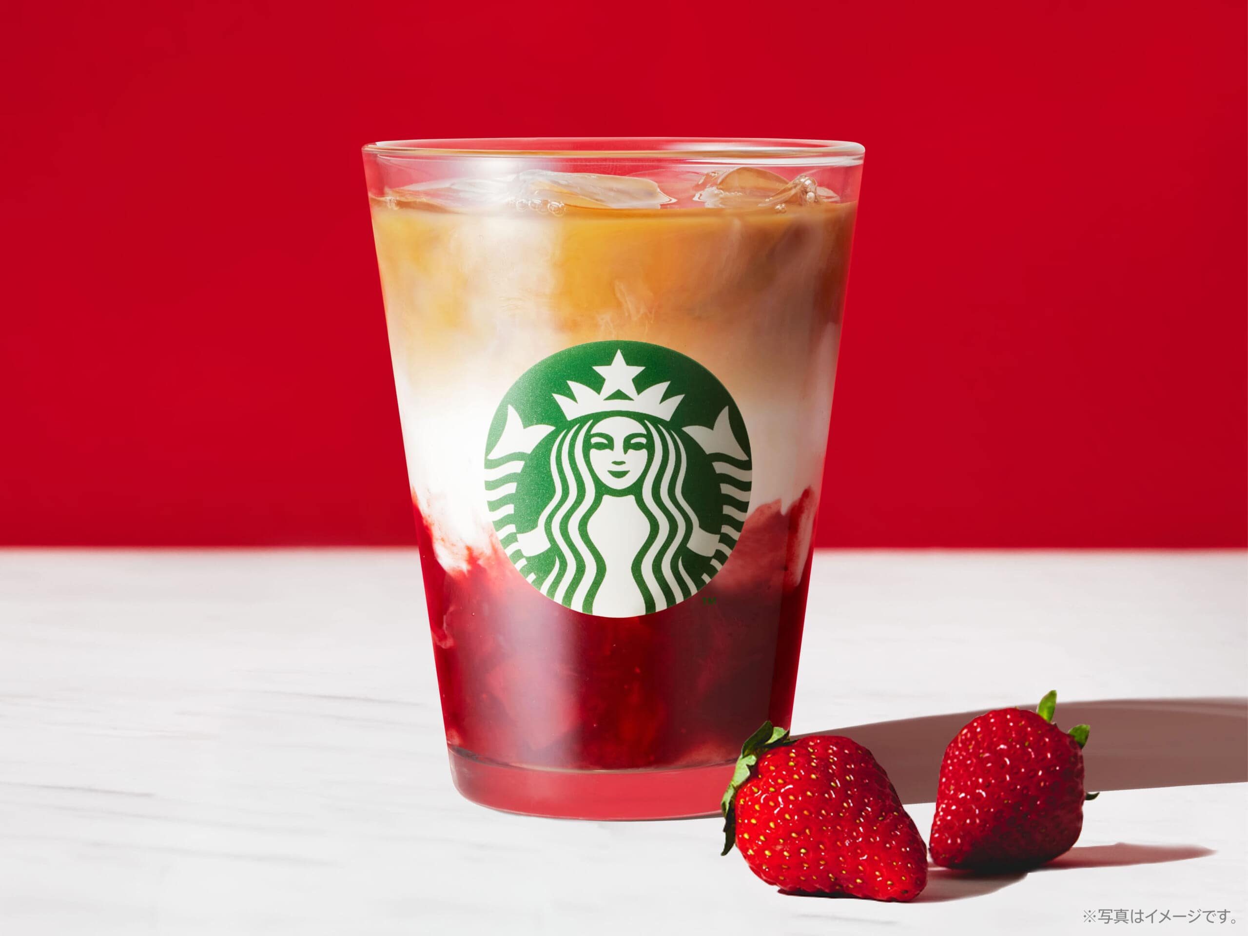 スタバメニュージョイフルメドレー 苺 ミルク ティー