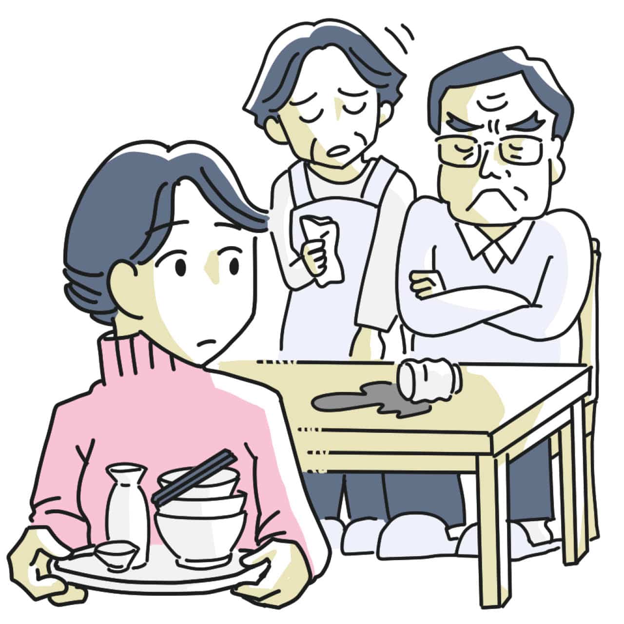 家族に歩み寄って生きようとしない父