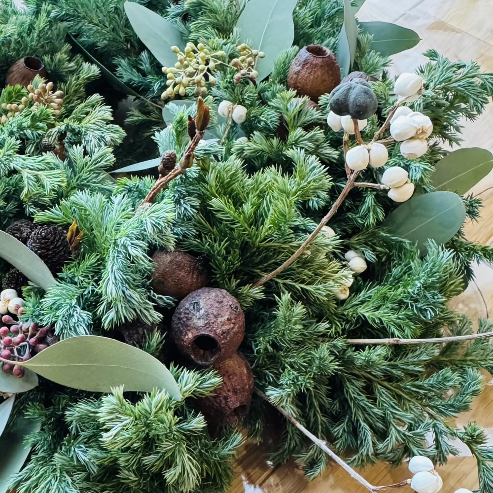 Holiday wreath LITTERA FLOWER DESIGN 2025