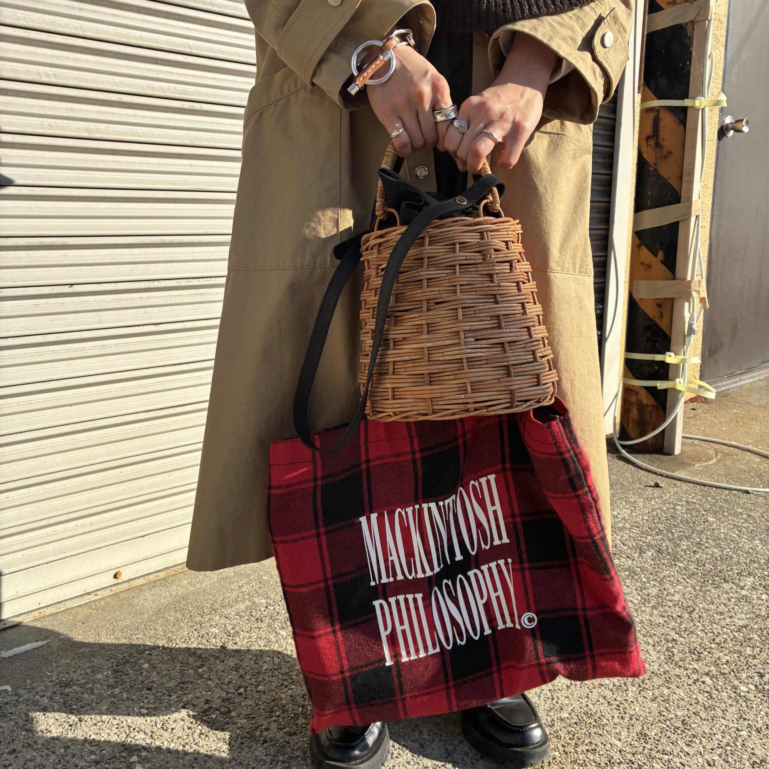 LEE 2026年 1 2 月合併号 付録 マッキントッシュ 大人のチェック柄BIGトート スナップ