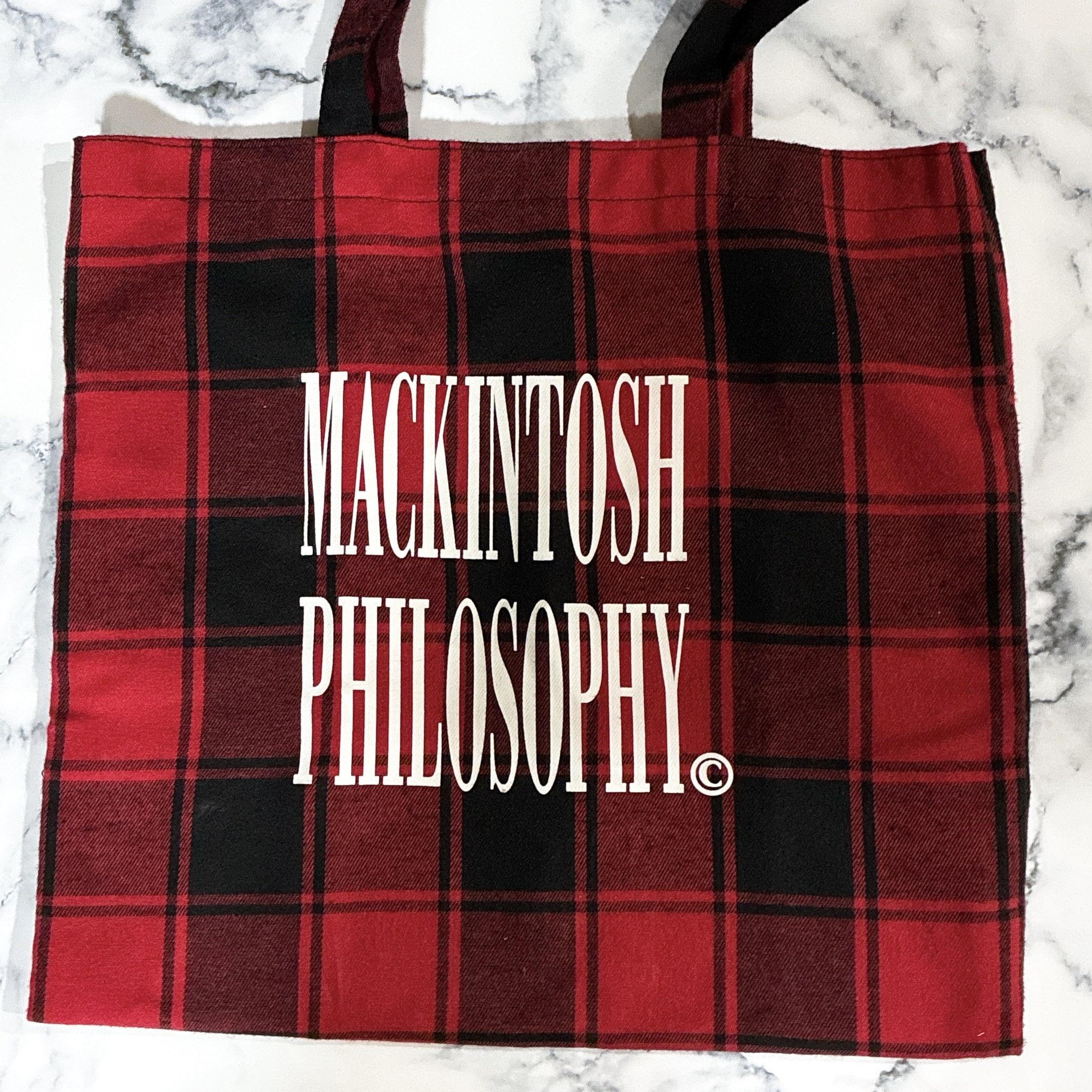 LEE 2026年 1 2 月合併号 付録 マッキントッシュ 大人のチェック柄BIGトート スナップ