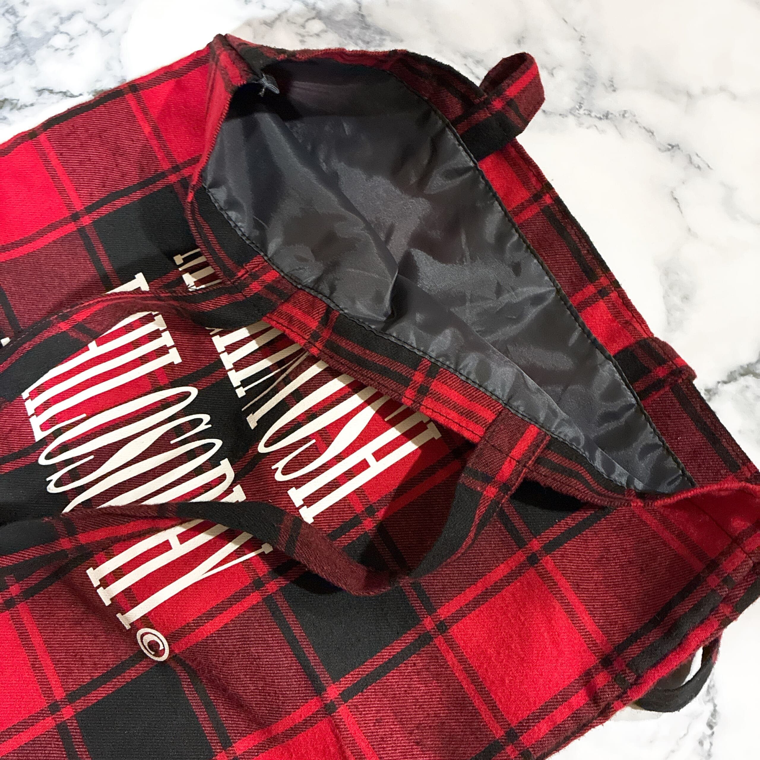 LEE 2026年 1 2 月合併号 付録 マッキントッシュ 大人のチェック柄BIGトート スナップ