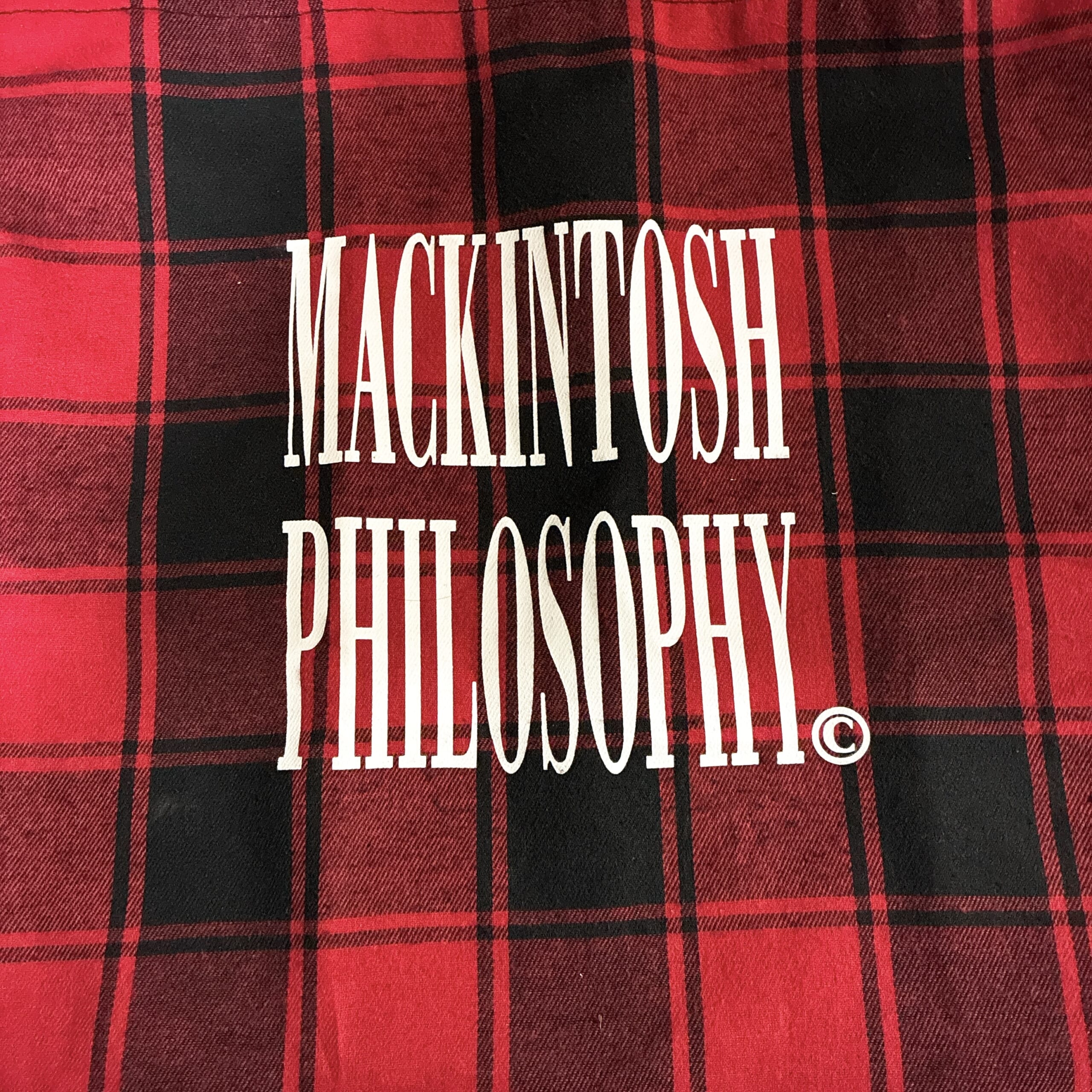 LEE 2026年 1 2 月合併号 付録 マッキントッシュ 大人のチェック柄BIGトート スナップ