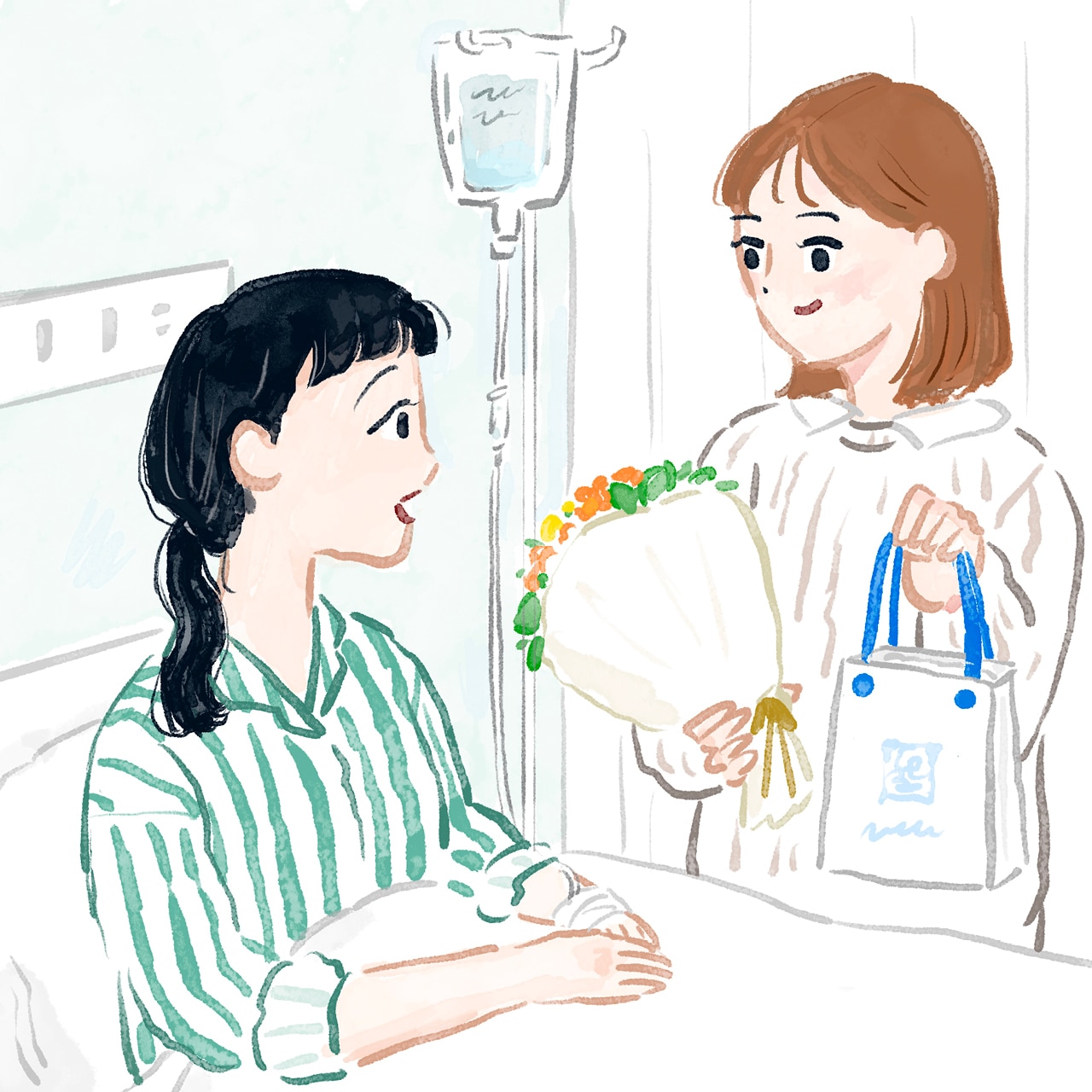 友人が支えてくれた