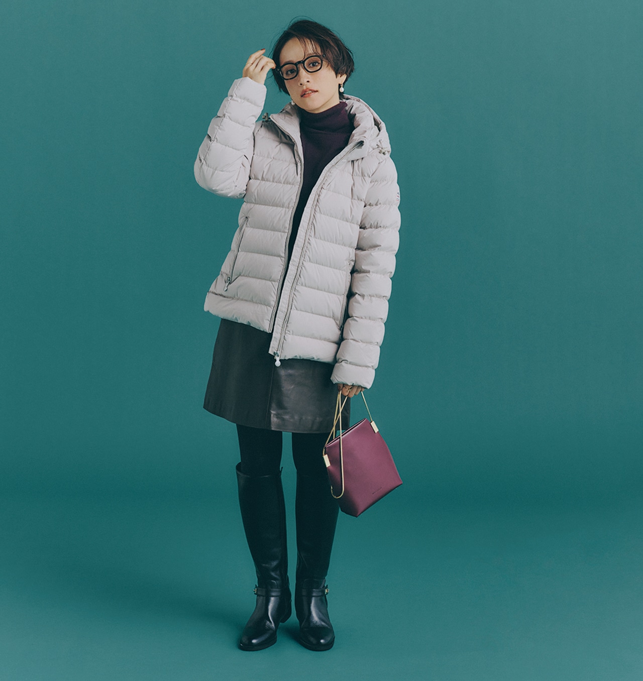 明日なに着る1216　モデル／高山都