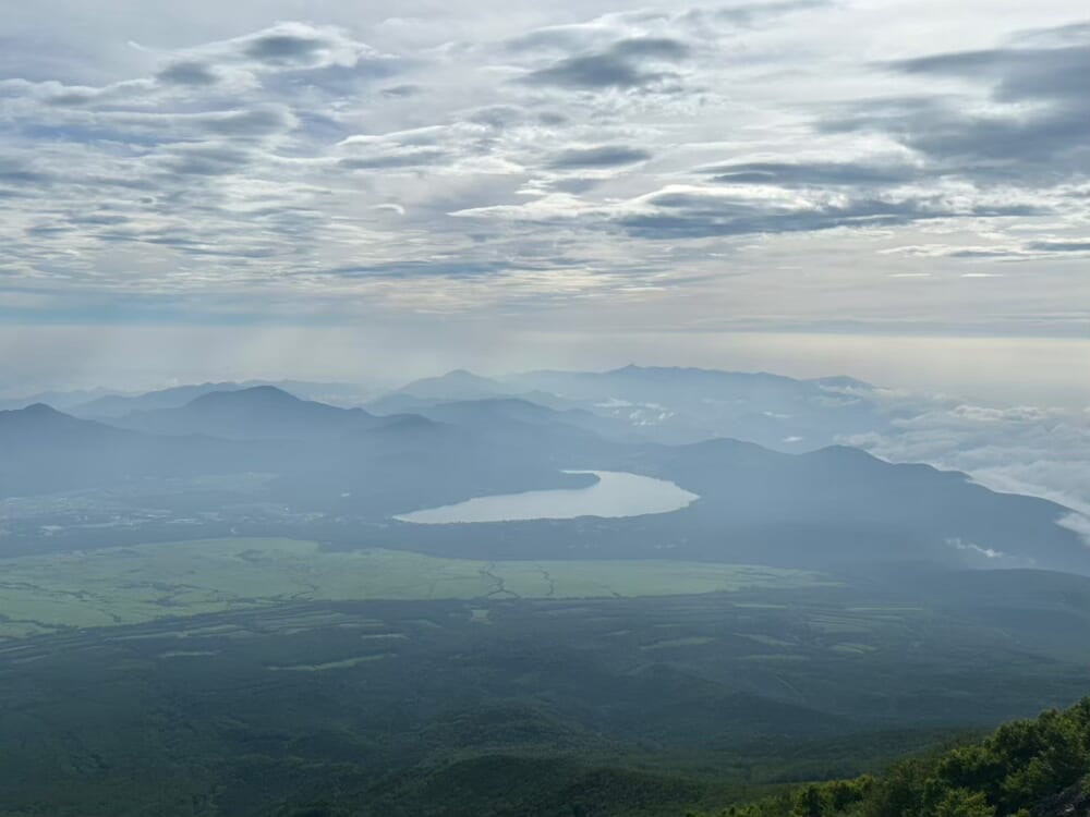 富士山　登山　山中湖
