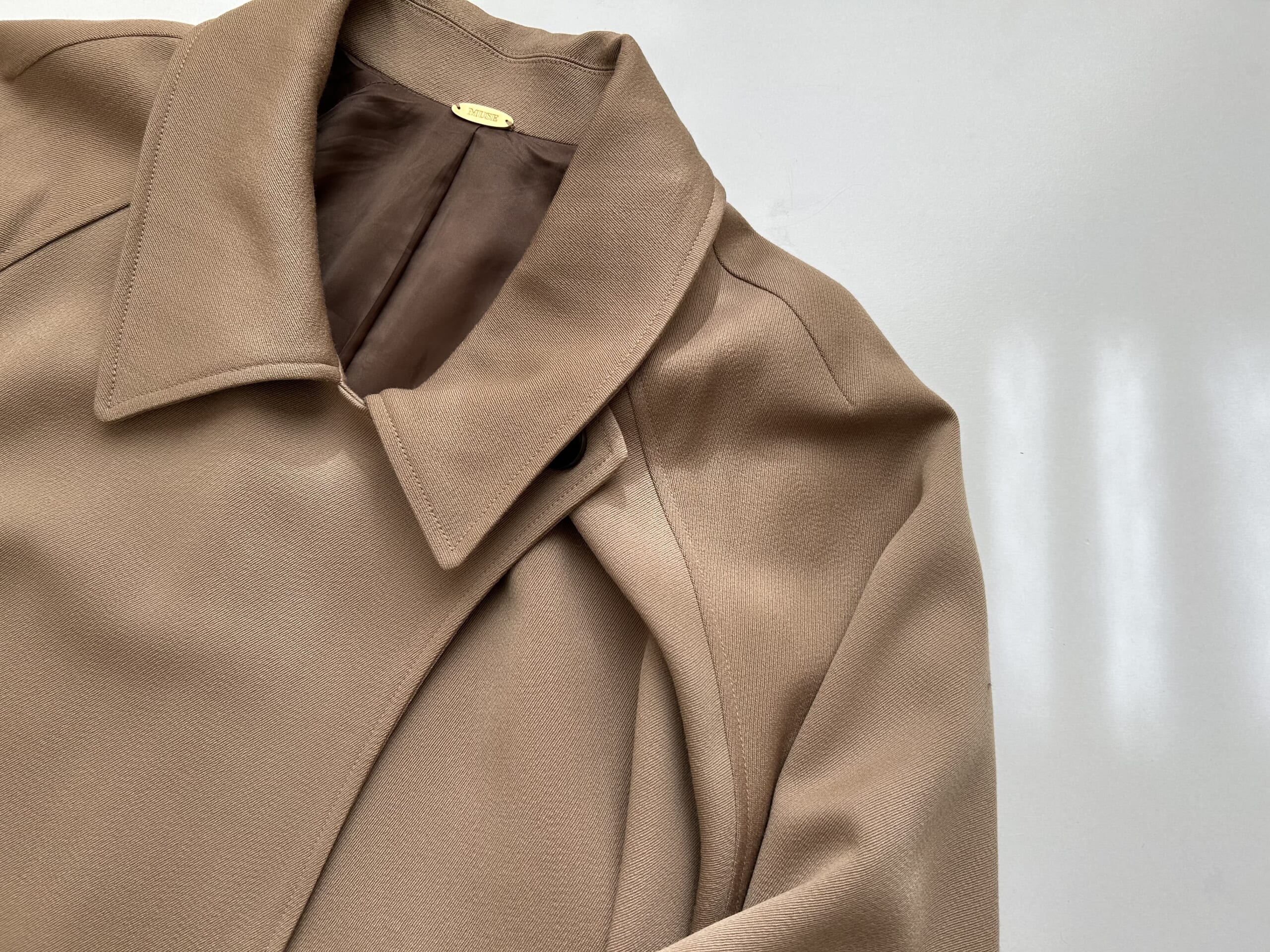 40代今年買い換えたオシャレなDeuxieme Classe（ドゥーズィエム クラス）ボタニーツイルオーバーコート