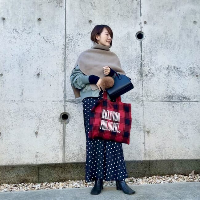 LEE1・2月合併号付録　マッキントッシュ フィロソフィー 大人のチェック柄BIGトート