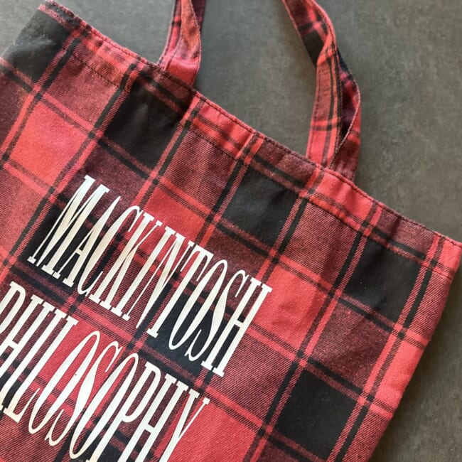 LEE1・2月合併号付録　マッキントッシュ フィロソフィー 大人のチェック柄BIGトート