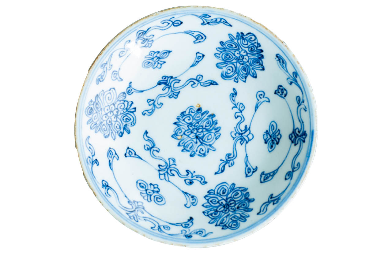 古染付けの5寸皿