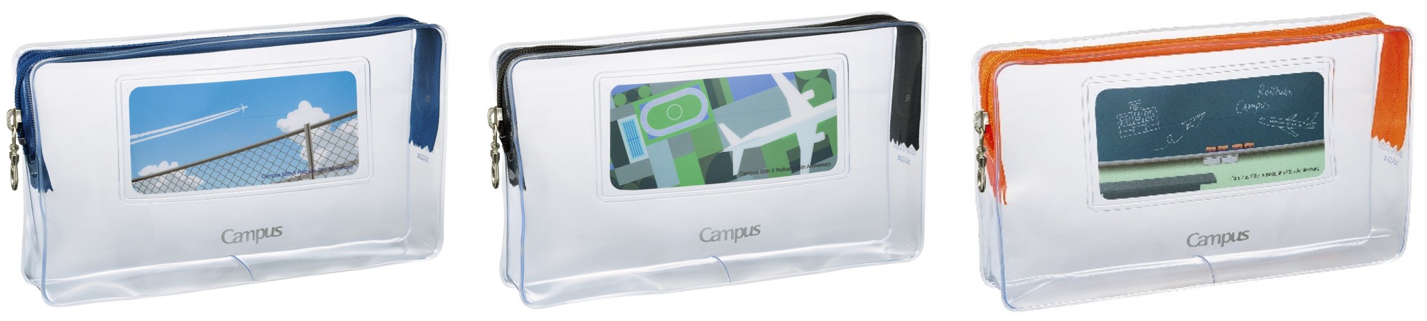 Campus X Rollbahn クリアポーチ