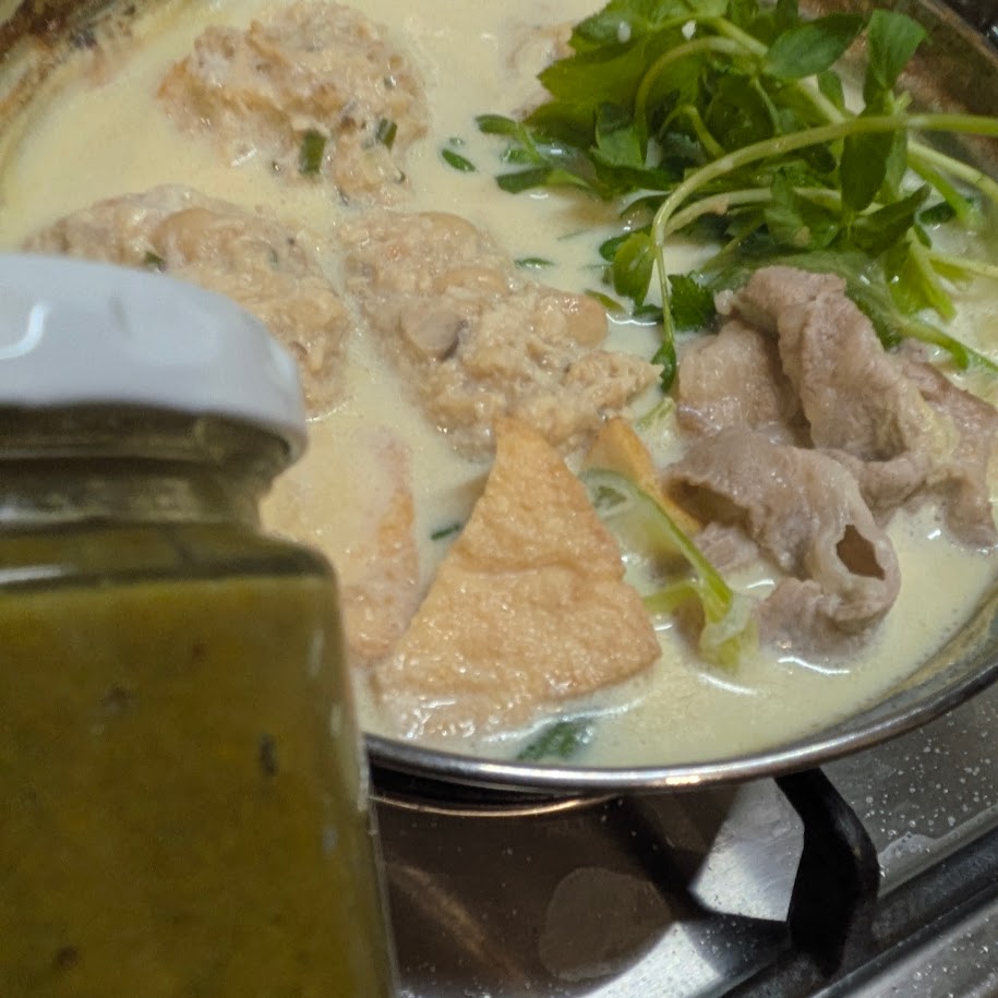 豆乳胡麻鍋 柚子胡椒 コポ