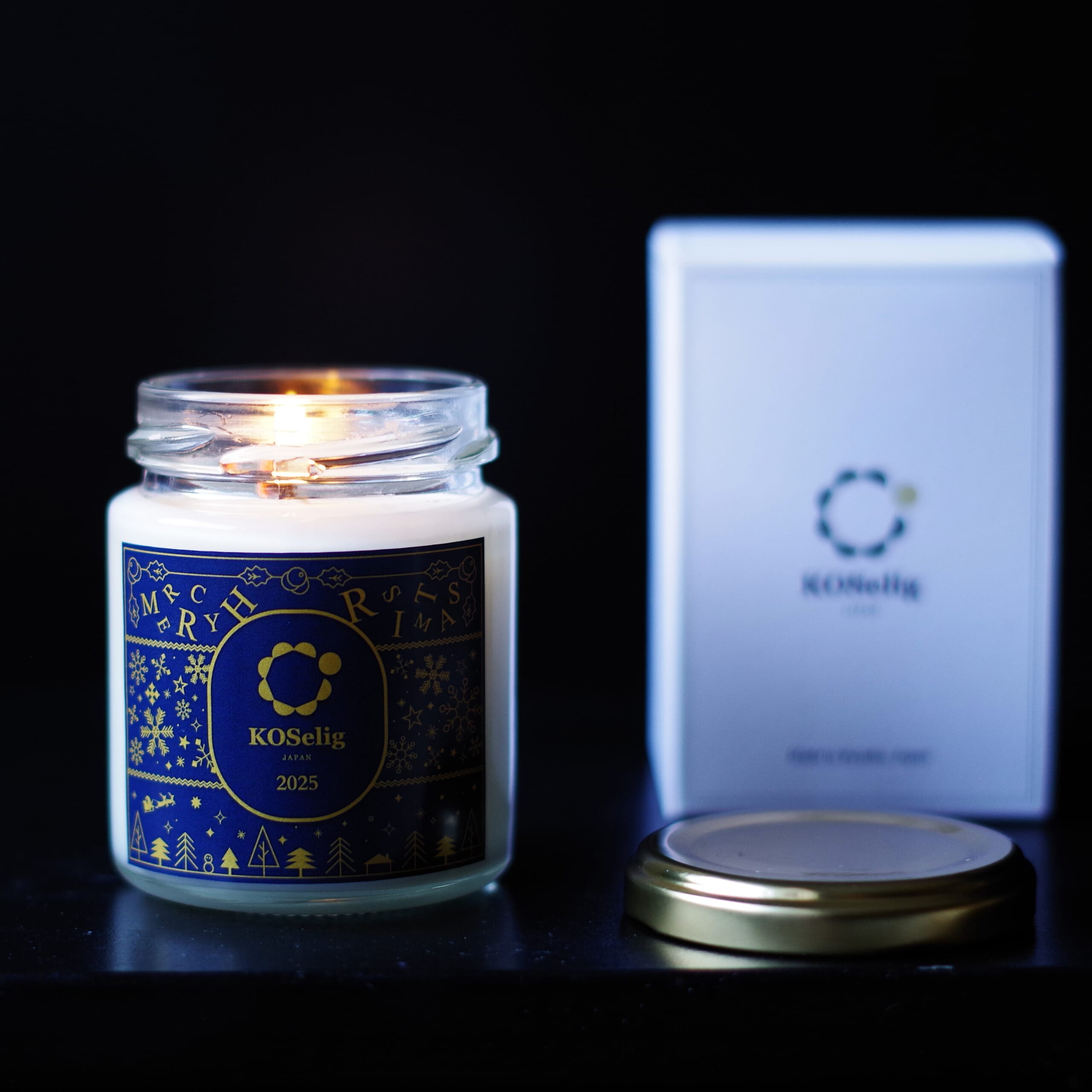 「KOSelig（コーシェリ）」キャンドル　2025年限定「Milkywood」