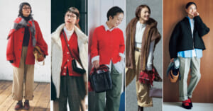 赤アイテムコーデまとめ