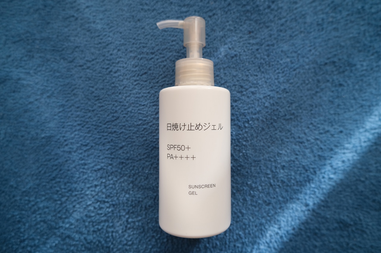 日焼け止めジェル SPF50＋ PA＋＋＋＋(1290円)