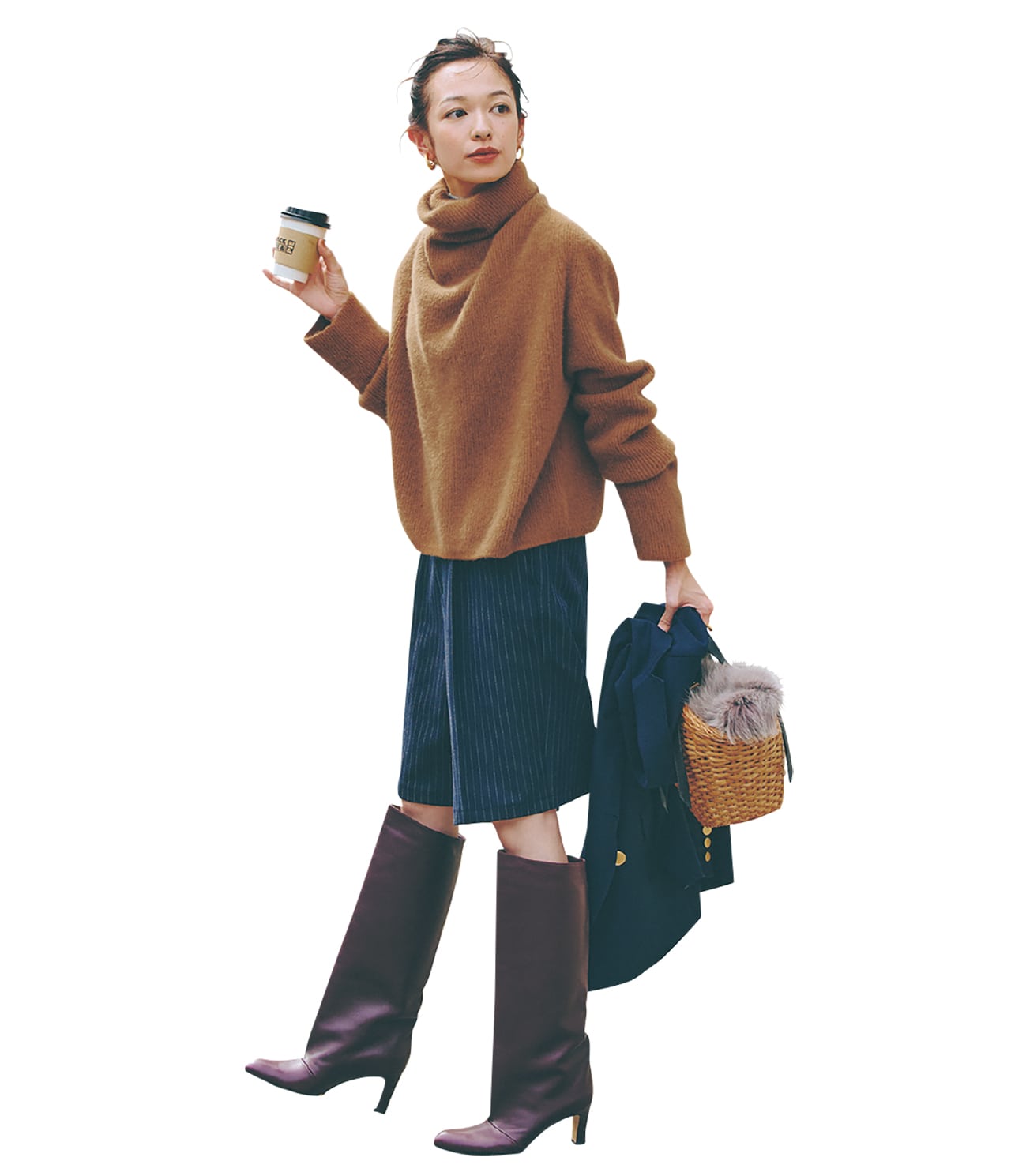 明日なに着る1226　モデル／森絵梨佳