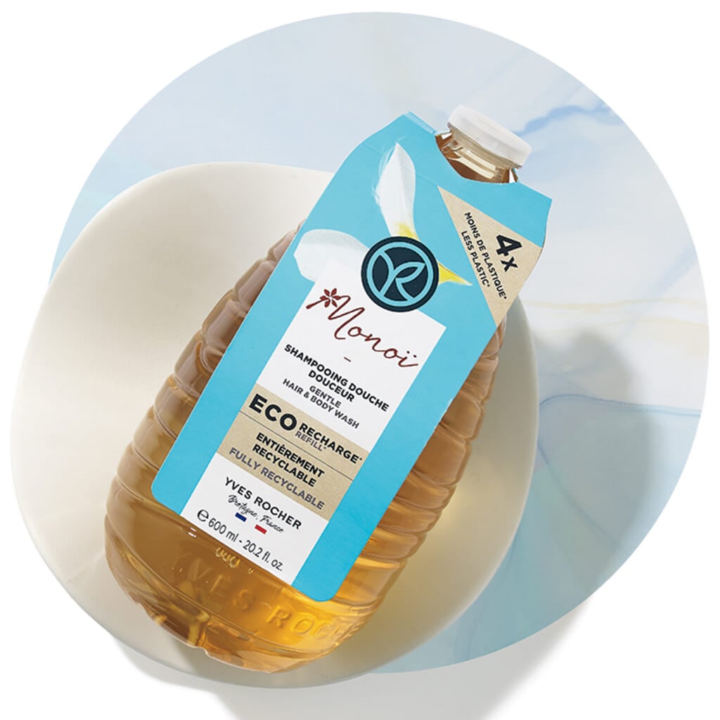 イヴ・ロシェ 
エコレフィルヘア&ボディウォッシュ モノイ　600㎖￥1650