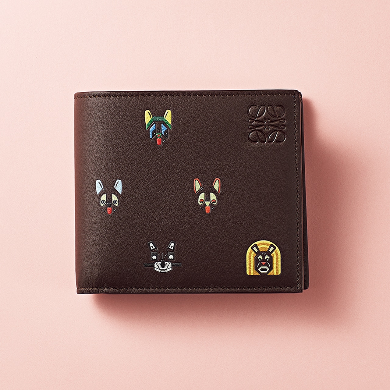 【LOEWE(ロエベ)】「キャッツ バイフォールド コインウォレット」¥99000