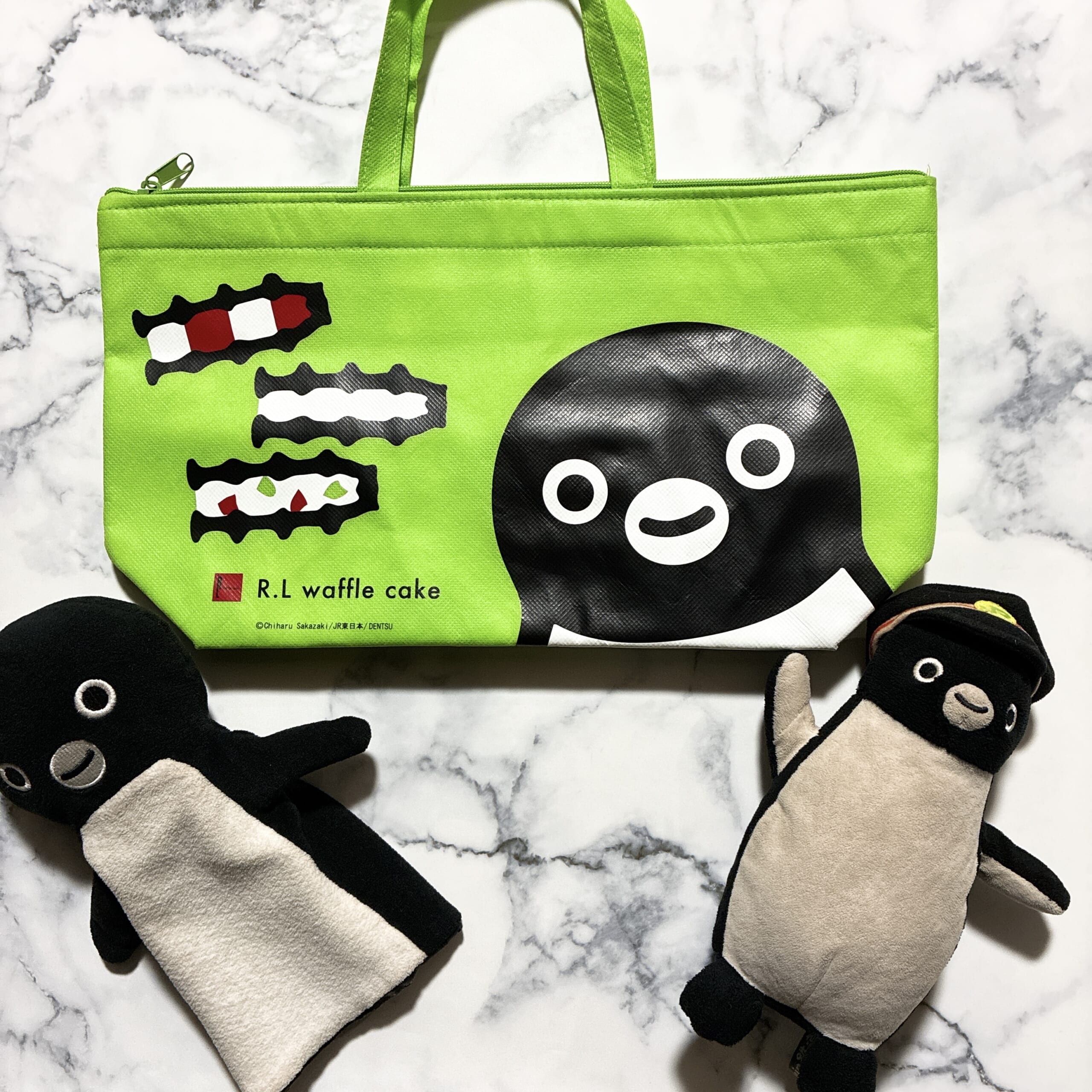suica の　ペンギン　R.L　エール　エル　ワッフル　ケーキ　グランスタ