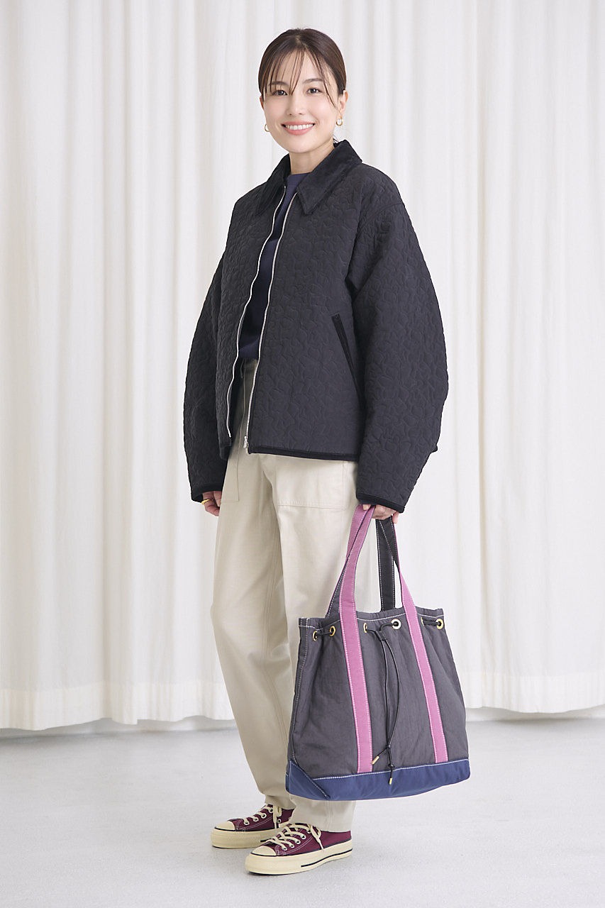 Oblada
FLOWER EMBROIDERY BLOUSON／キルトブルゾン
￥79,200