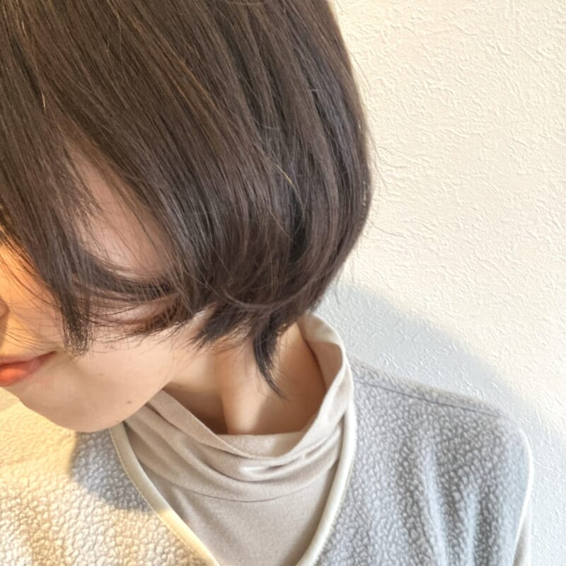 マッシュウルフショートヘア