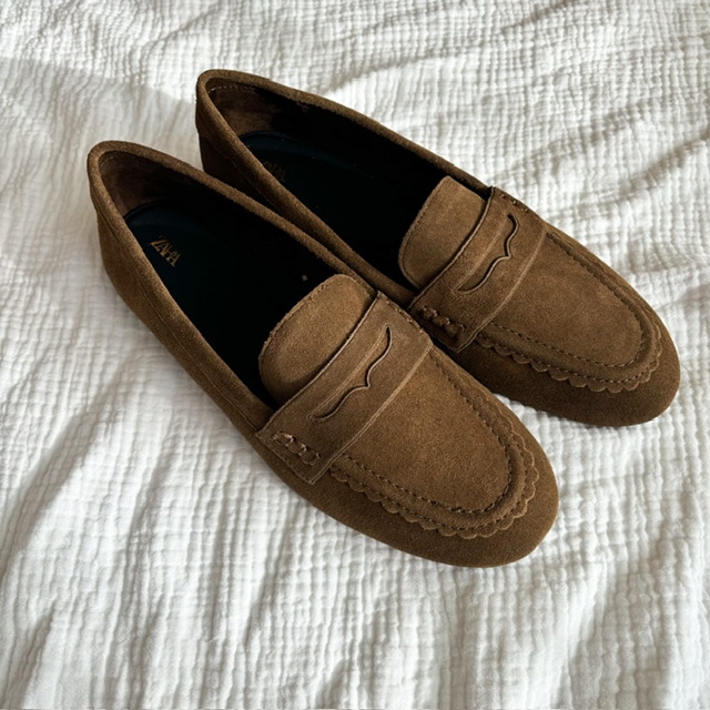 ZARA　ローファー　モカシン