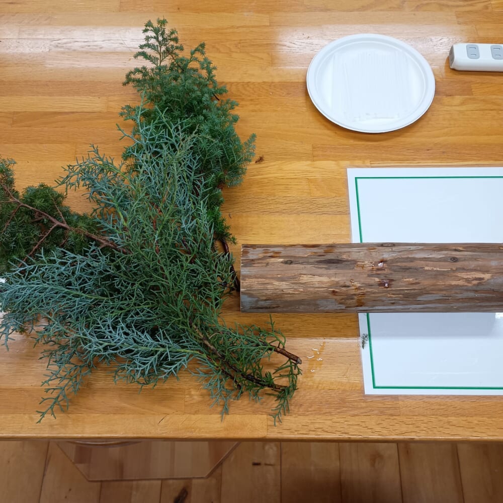 クリスマス　アレンジメント　手作り