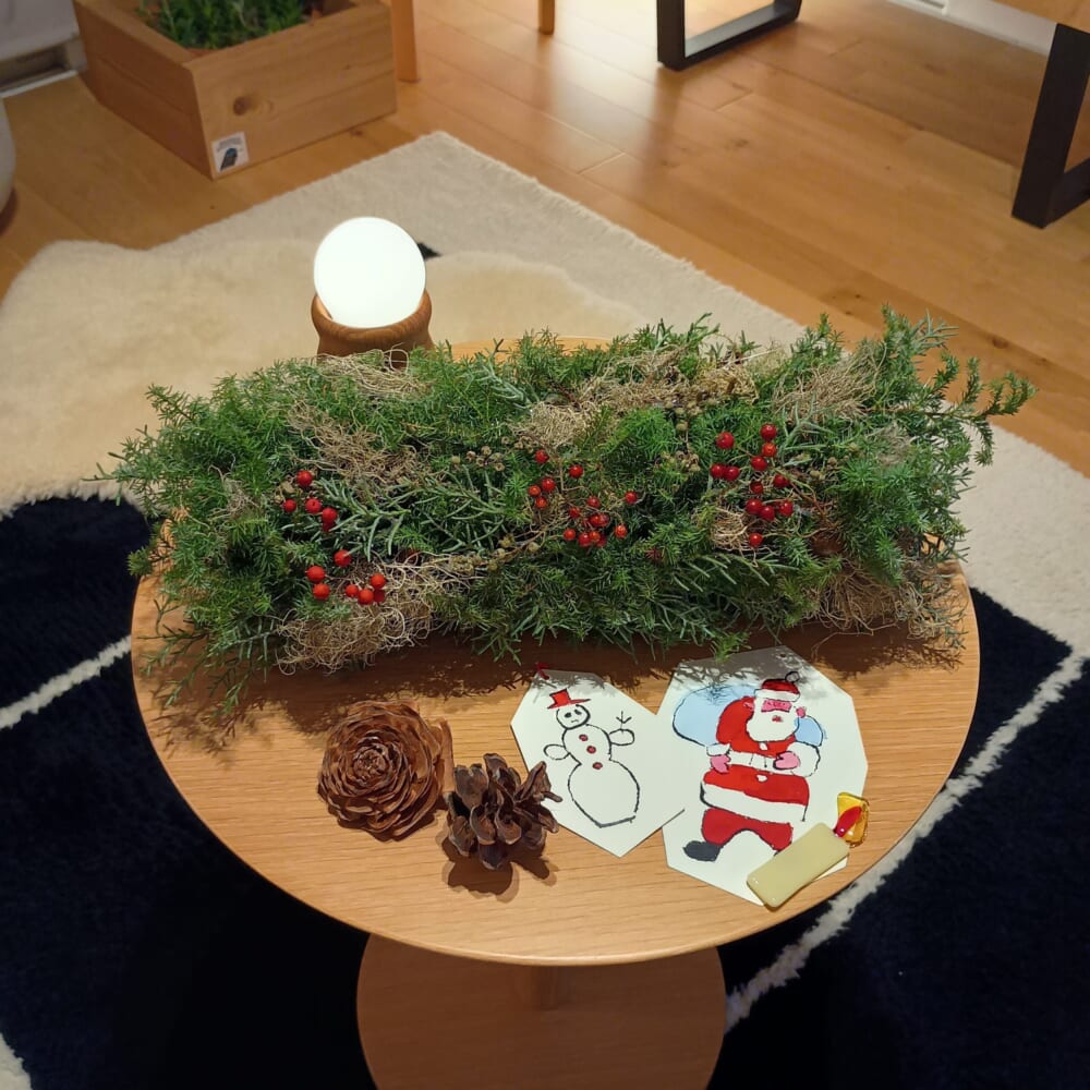 クリスマス　アレンジメント　手作り