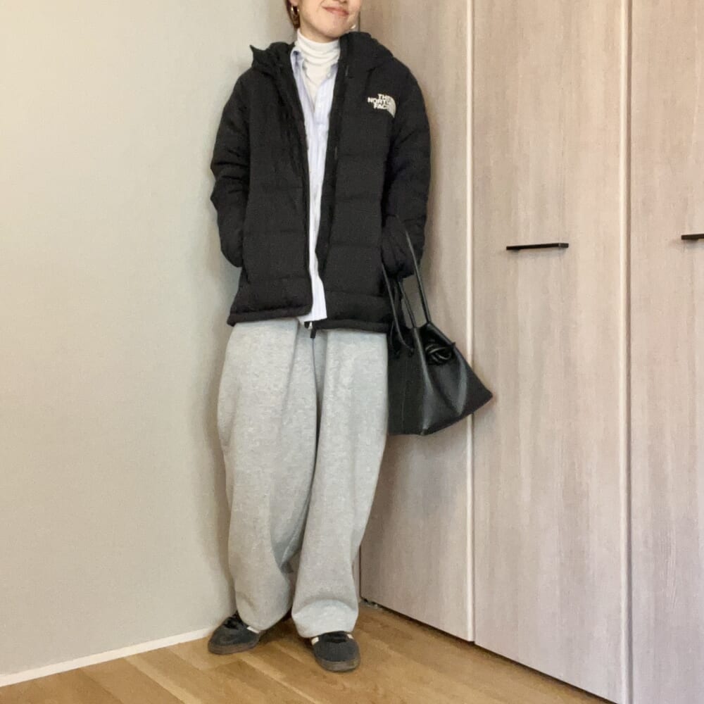 12月　コーデ　公園