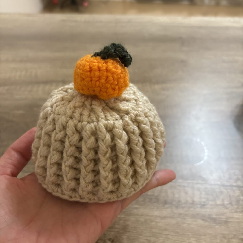 LEE100人隊が作った鏡餅風の帽子